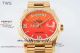 swiss copy rolex  day date  Carnelian dial yellow gold watch (5)_th.jpg